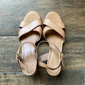 Nothing Obscene About These Nudes! J. Crew Nude Sandal
